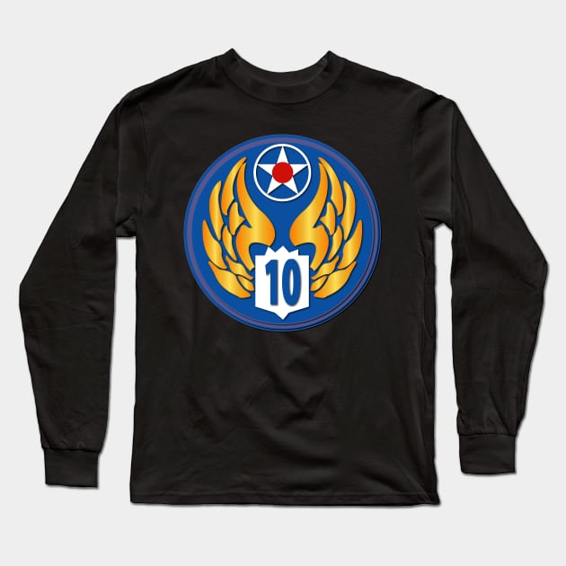 AAC - 10th Air Force wo Txt Long Sleeve T-Shirt by twix123844